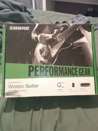 Shure performance gear wireless guitar