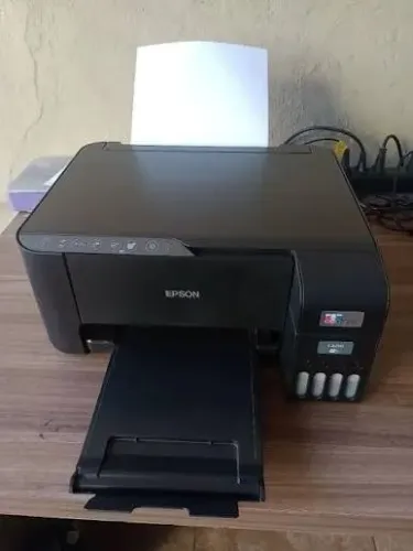 Impressora epson l3250 perfeita com tinta corante funcionando tudo