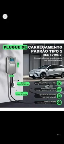 Instalação carregador veicular wallbox com sistema proteção 