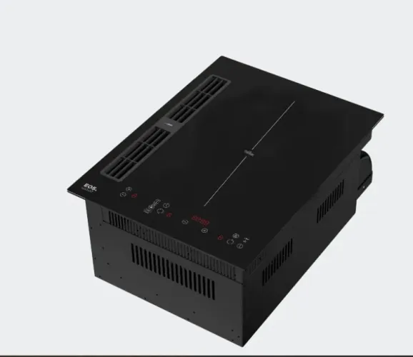 leia o anúncio Cooktop de Indução 2 Bocas EOS Premium com Coifa Embutida 