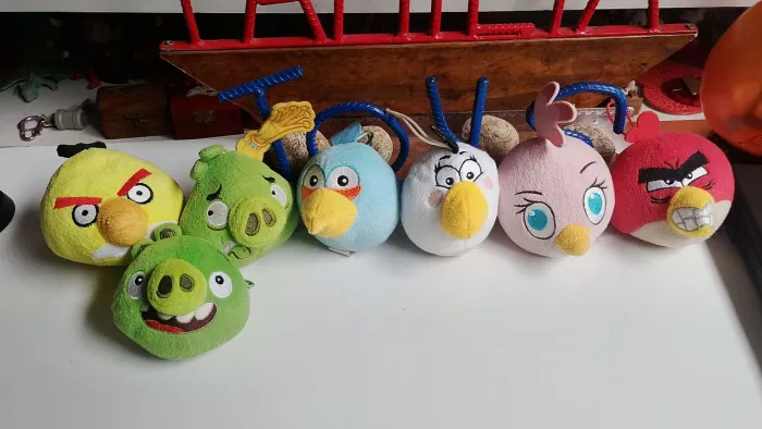 Coleção pelúcias angry birds