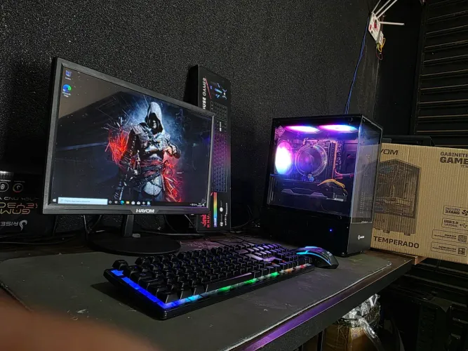 pc gamer completo passo cartão entrego