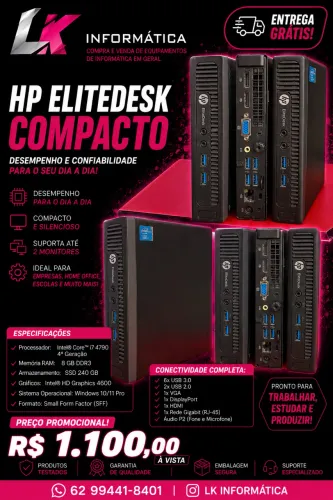 Computador mine i7 Hp 