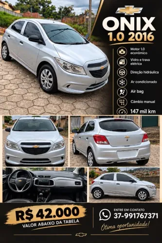 Chevrolet Onix Hatch LS 1.0 8V Flex Power Mec. 4P 2016