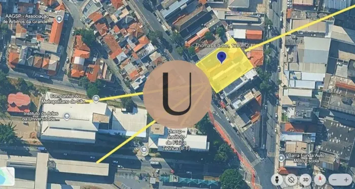 ÁREA ESTRATÉGICA PARA INCORPORAÇÃO | 1.280 m² NA BARRA FUNDA | ZEU