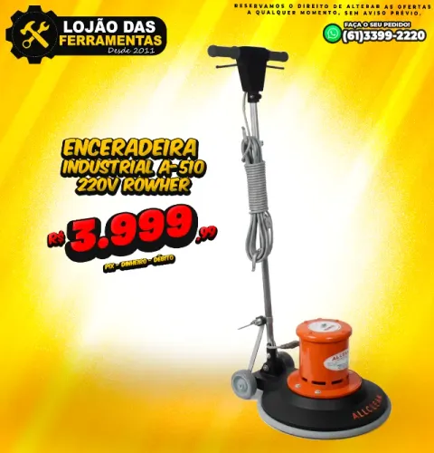 Enceradeira Industrial A-510 220v Rowher
