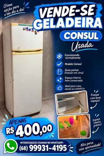 Geladeira 400 reais