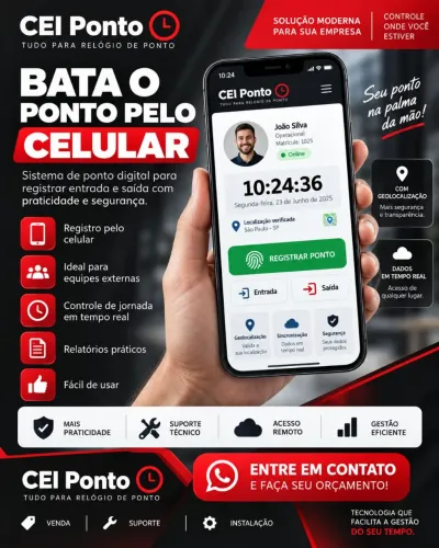 Sistema de controle de ponto pelo celular