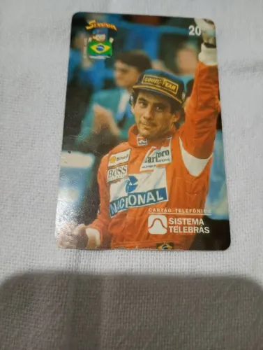 Cartão telefônico Ayrton senna