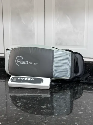 Cinta Massageadora Abdominal e para Glúteos Fisio Power