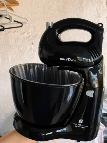 Batedeira Britânia Pérola 550 Double Bowl 500W - NOVA