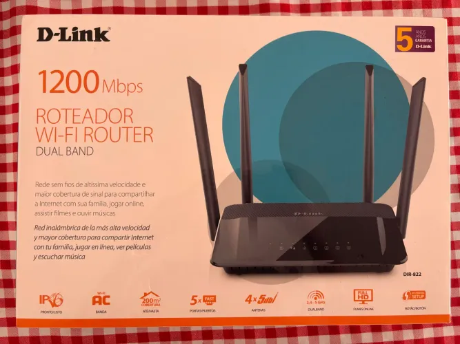 Roteador D-Link DIR-822