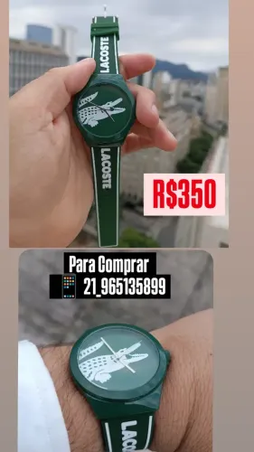 Relógio LACOSTE ORIGINAL COMPLETO NA CAIXA