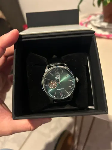 Relógio Orient Automático Open Heart 40mm