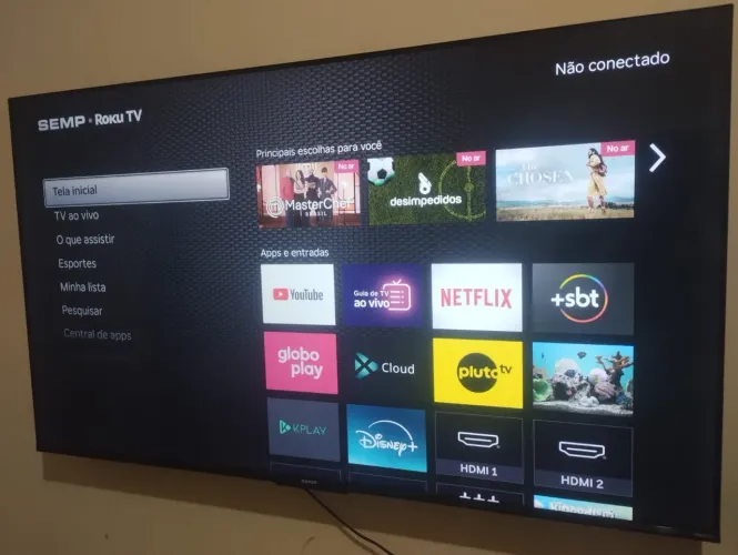 TV smart RUKU 55 polegadas