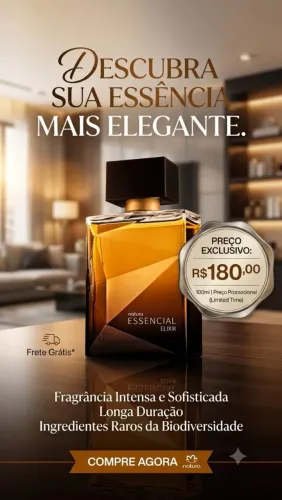 Perfume essencial elixir masculino