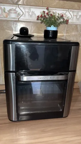 Air Fryer Mondial Forno Oven AFON-12L-BI Preto e Inox 12L