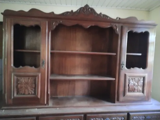 Estante cozinha Rústica modelo Colonial - Aceito Proposta - NÃO ENTREGO