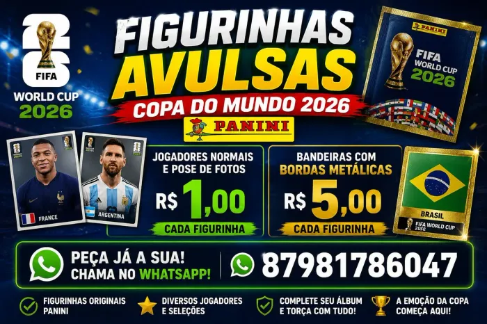 Figurinhas da copa do mundo 2026