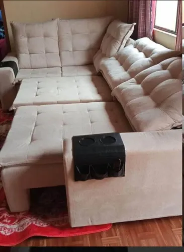 Sofá retrátil e inclinável