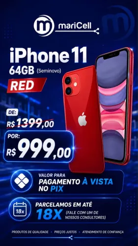 iPhone 11 64GB e 128GB Seminovos com Garantia