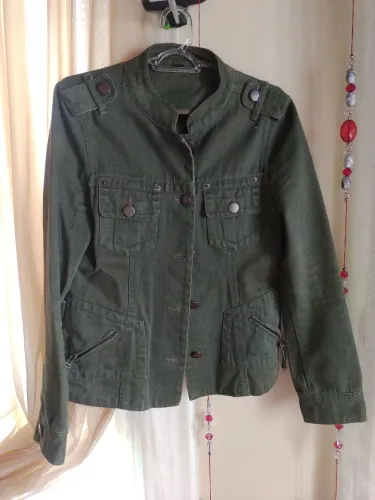 Jaqueta Fem. Tam. M Verde Militar