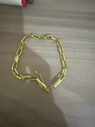 Pulseira Cartier banhada a ouro 18k 