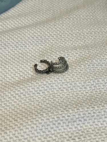 conjunto piercing de pressão conch morana