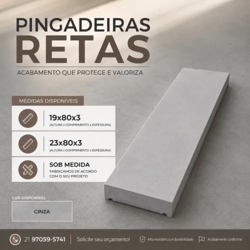 Pingadeira Reta Frete Grátis 