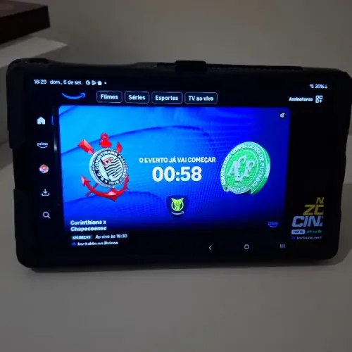 Tablet Samsung Galaxy Tab A7 Lite 32 GB com Capa dobrável