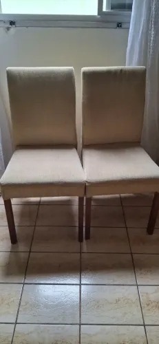 Par de cadeiras de mesa de jantar