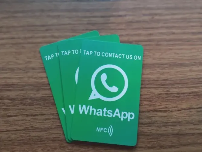Cartão NFC WhatsApp - Acesso Rápido ao Atendimento
