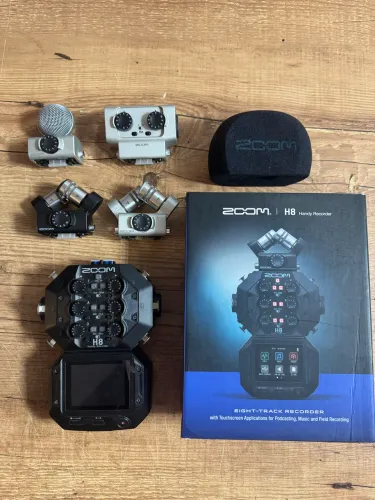 Zoom H8 + Acessórios + Case de Transporte - Excelente Estado