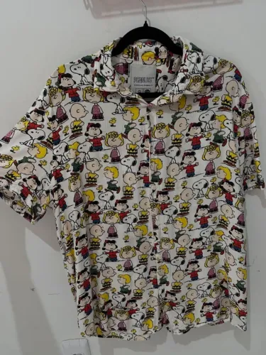 Camisa de botão do Snoop C&A TAM G