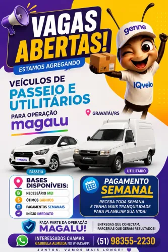 Agregamos veículos 