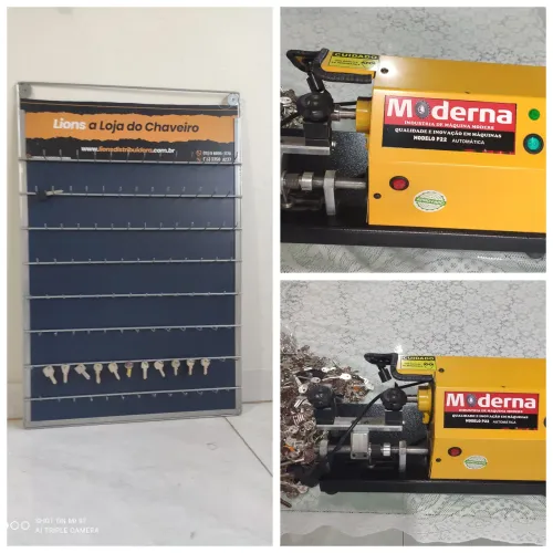 Oportunidade MÁQUINA DE FAZER CHAVES AUTOMÁTICA Moderna P-22