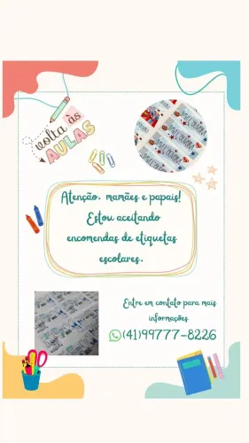 Etiquetas escolares