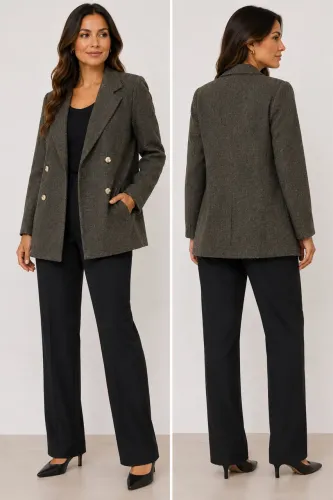 Casaco Feminino Inverno Shouder _ Tam 40