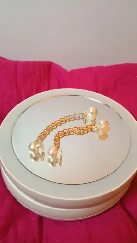 Pins de Corrente com Pérolas para Crocs