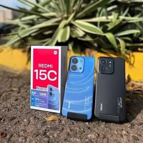 Redmi 15C 256 GB Preto e Azul Novo