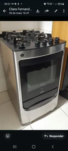 Fogão novo com exaustor novo