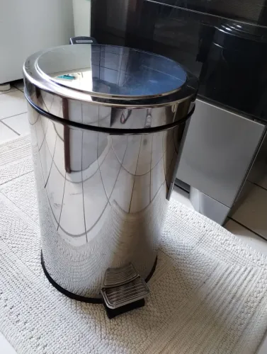 Lixeira Tramontina - 12 litros - inox