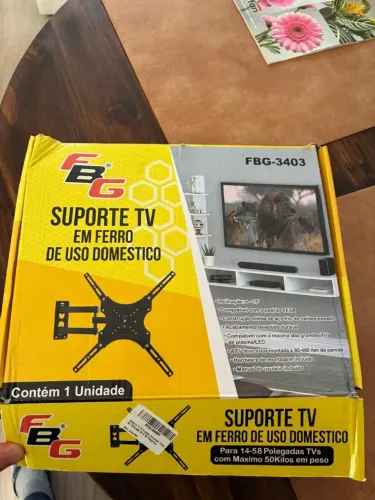 Suporte Tv Tri-articulado Universal Braço Longo Reforçado Regulável E Inclinável 14 A 55 P