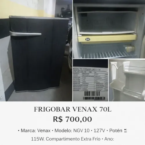 Frigobar 70 litros Venax