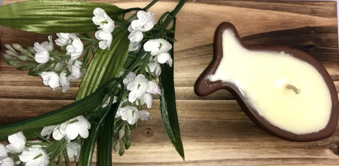 Vela Aromática Basil Neroli Manjericão Decorativa Peixe