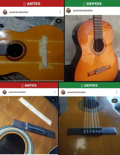 Violao, Guitarra, Baixo consertados