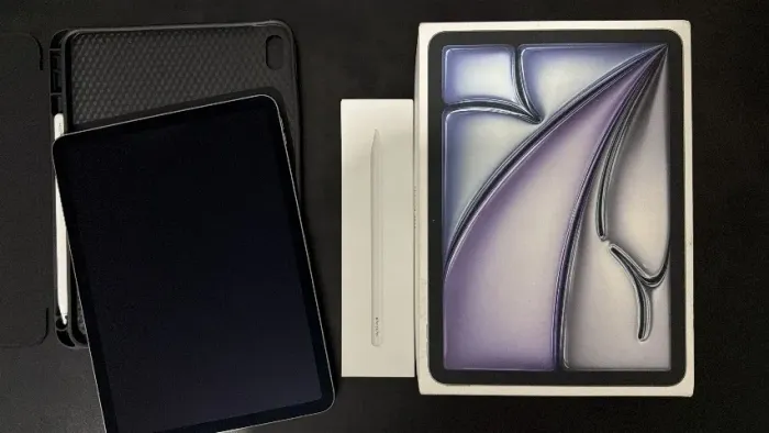 iPad Air 11" M4 128 GB + Apple Pencil Pro | Garantia Apple até 06/2027