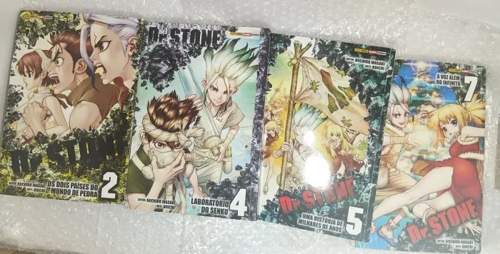 Mangas do dr. Stone vol 02 .04.05.07