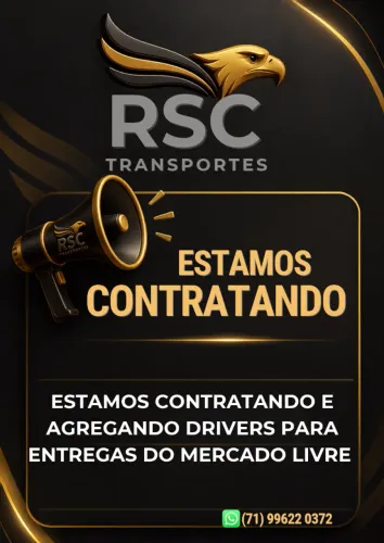 ESTAMOS AGREGANDO VEÍCULOS E ENTREGADORES