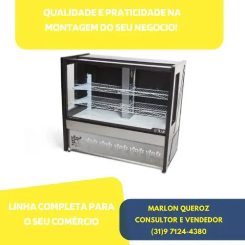 Balcão de Tortas 1,25M Polar 127v